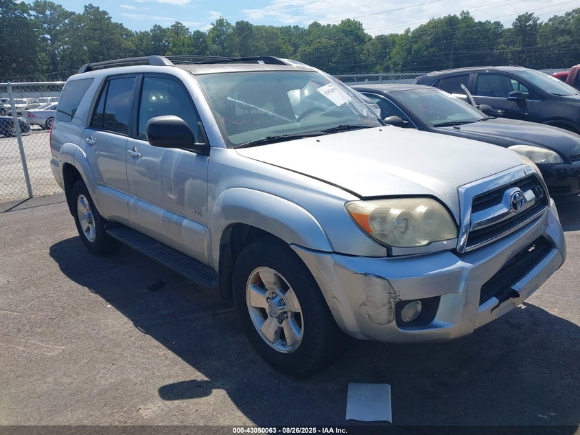 2007 Toyota 4Runner Sr5 V6 silver other gasoline JTEZU14R278087966 photo #1