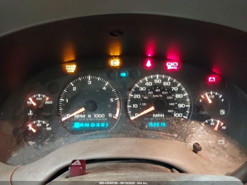 2003 GMC Sonoma Sls VIN: 1GTCS19X038192930 Lot: 43050190