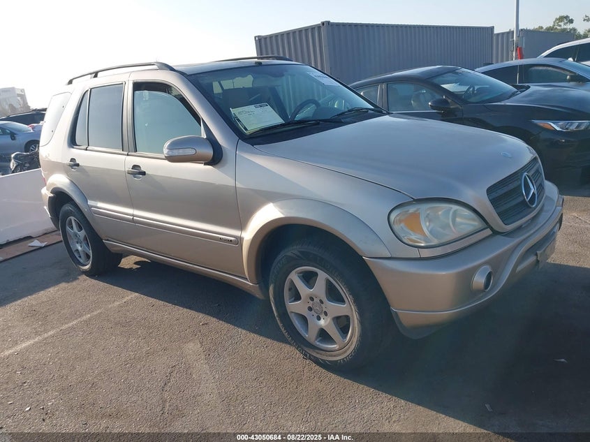 2003 Mercedes-Benz Ml 350 gold other gasoline 4JGAB57E63A452610 photo #1