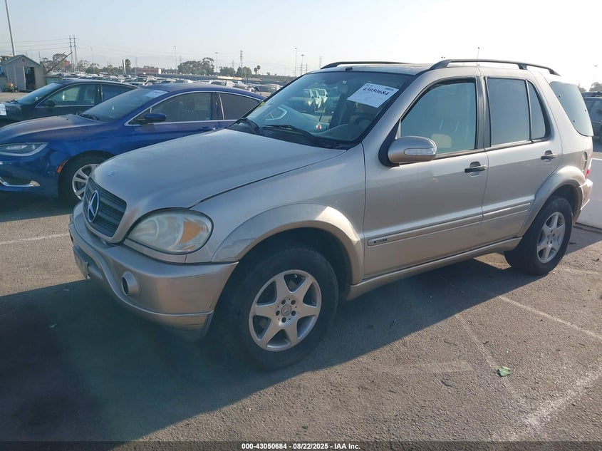 2003 Mercedes-Benz Ml 350 gold other gasoline 4JGAB57E63A452610 photo #3