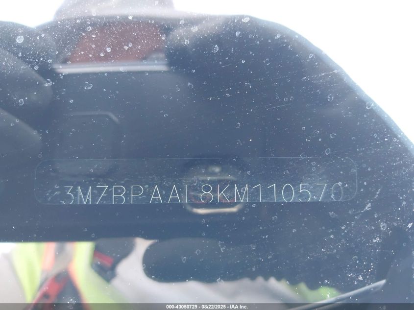 2019 Mazda Mazda3 Select Package VIN: 3MZBPAAL8KM110570 Lot: 43050729