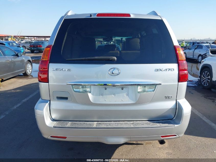 2006 Lexus Gx 470 VIN: JTJBT20X360112080 Lot: 43050733