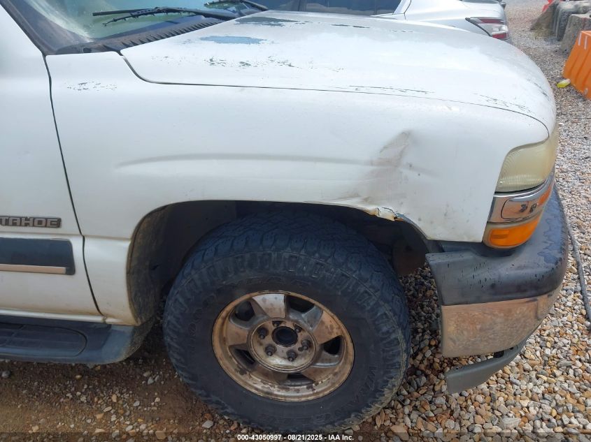 2002 Chevrolet Tahoe Ls VIN: 1GNEC13V42J303653 Lot: 43050997