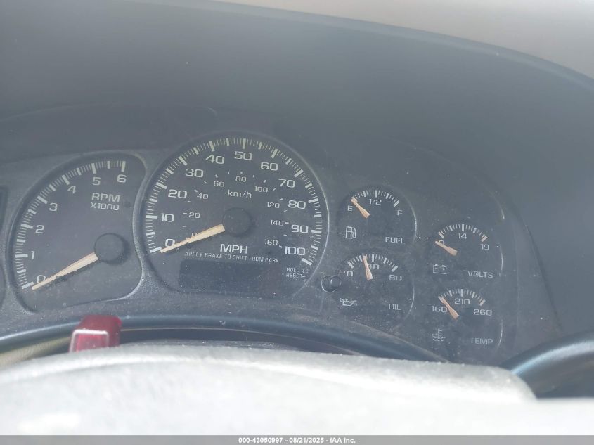 2002 Chevrolet Tahoe Ls VIN: 1GNEC13V42J303653 Lot: 43050997