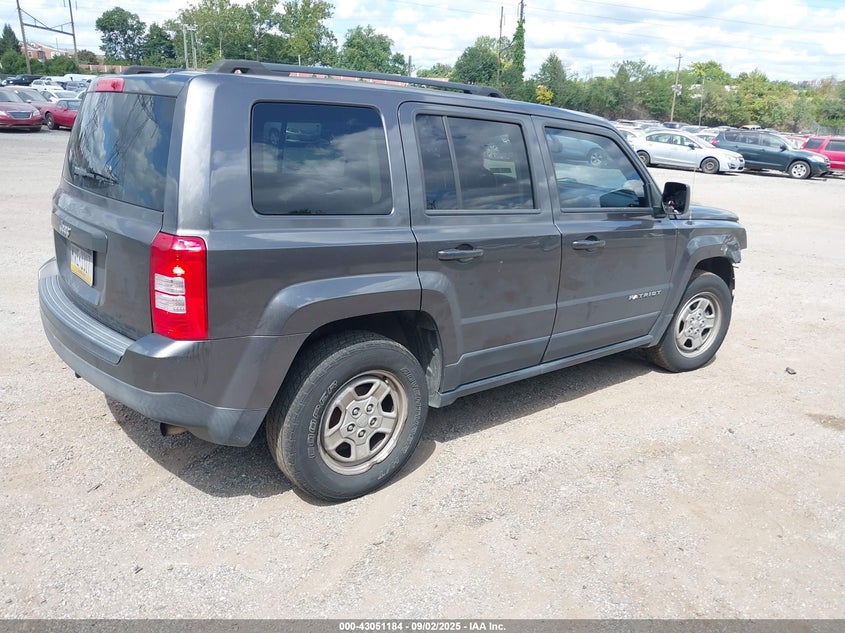 2016 JEEP PATRIOT SPORT - 1C4NJPBA4GD670221