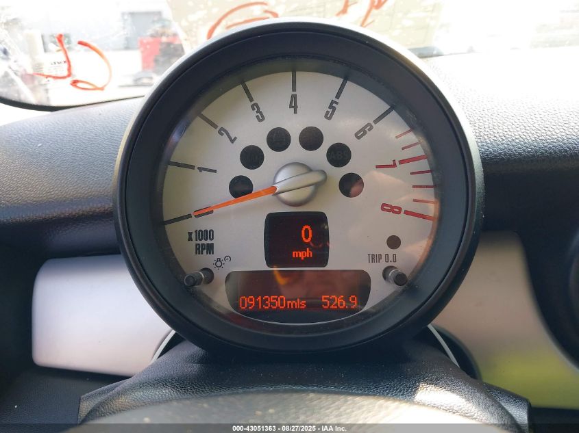 2012 Mini Cooper VIN: WMWSU3C54CT262626 Lot: 43051363