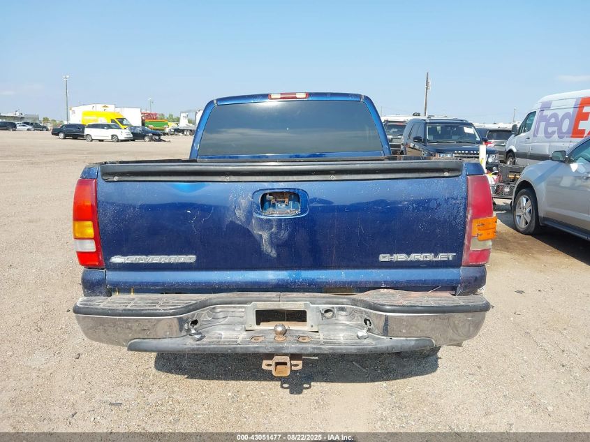 2001 Chevrolet Silverado 1500 Ls VIN: 2GCEC19T811199109 Lot: 43051477
