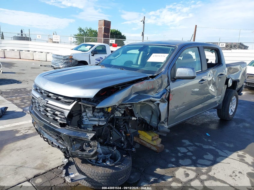 2022 CHEVROLET COLORADO 2WD  SHORT BOX LT 1GCGSCEN5N1163856