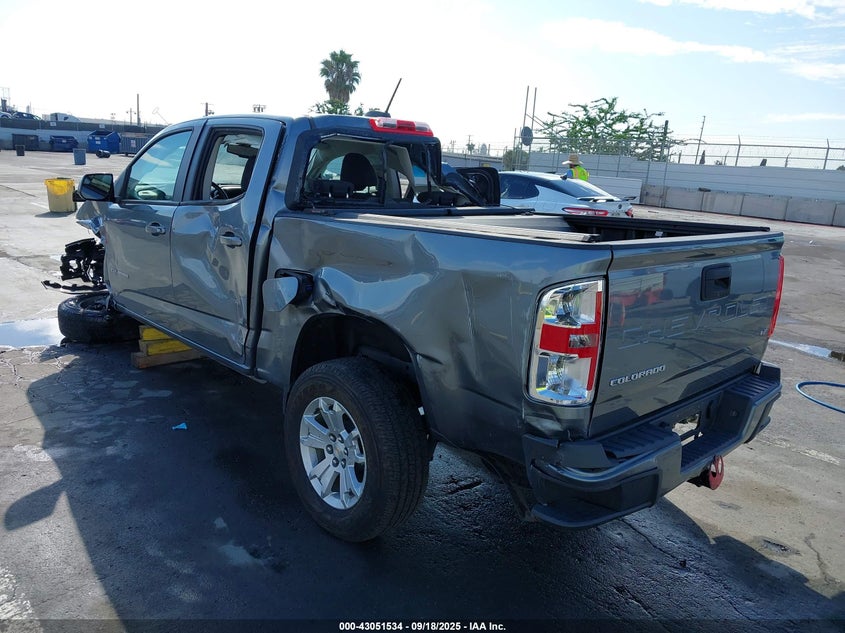 2022 CHEVROLET COLORADO 2WD  SHORT BOX LT 1GCGSCEN5N1163856