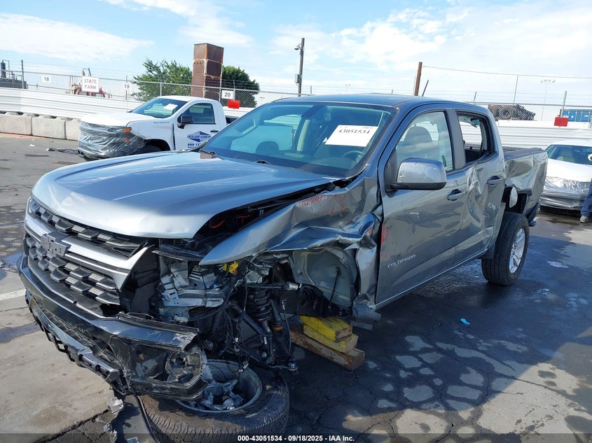 2022 CHEVROLET COLORADO 2WD  SHORT BOX LT 1GCGSCEN5N1163856