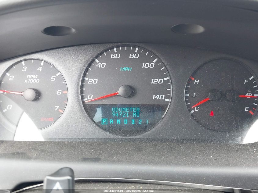 2009 Chevrolet Impala Ls VIN: 2G1WB57K591271915 Lot: 43051549