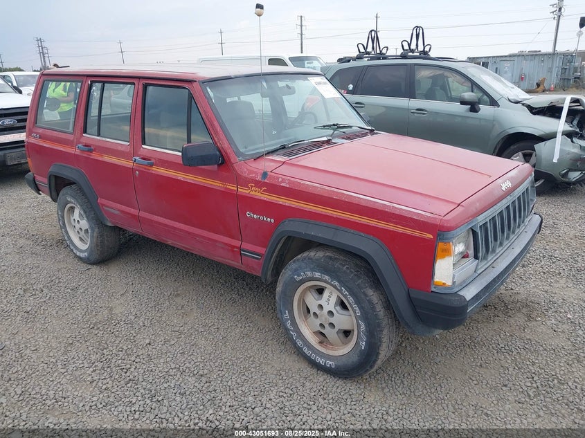 1J4FJ88SXML628660 1991 Jeep Cherokee Sport auction photo 1