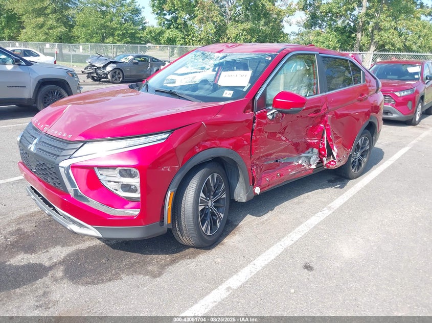 2022 Mitsubishi Eclipse cross 1.5 Se S-awc se Special Edition S-awc sel S-awc sel Special Edition S-awc Red Lot 111043051704 Vin JA4ATWAA5NZ002605