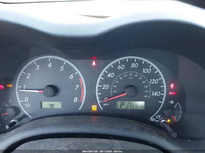 2011 Toyota Corolla Le VIN: 2T1BU4EE8BC608723 Lot: 43051755