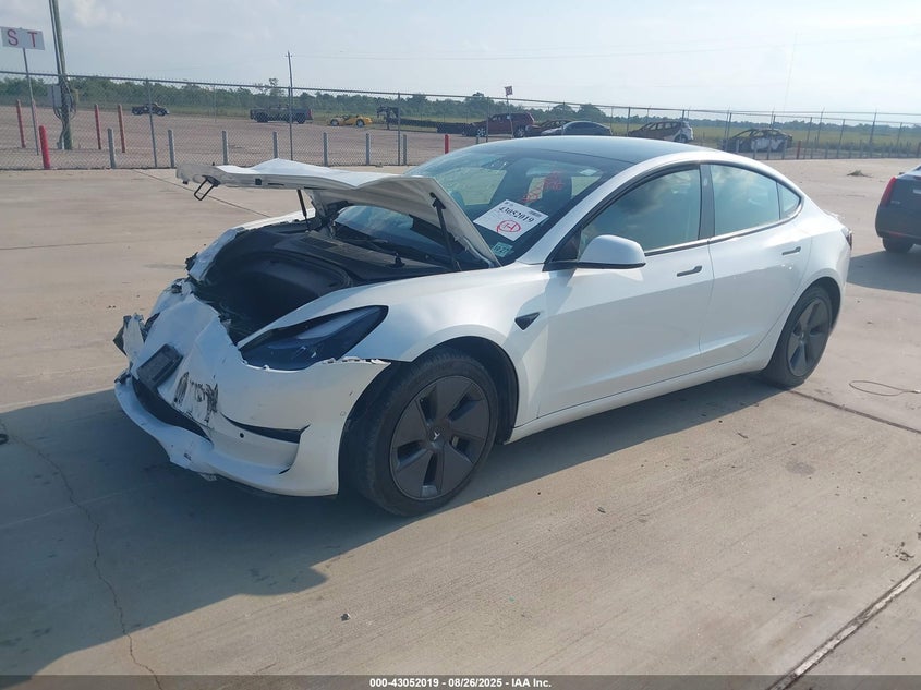 Vin: 5yj3e1ea1nf115074, lot: 43546181, tesla model 3 rear-wheel drive 20222