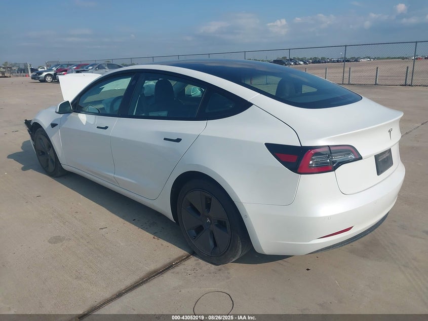 Vin: 5yj3e1ea1nf115074, lot: 43546181, tesla model 3 rear-wheel drive 20223