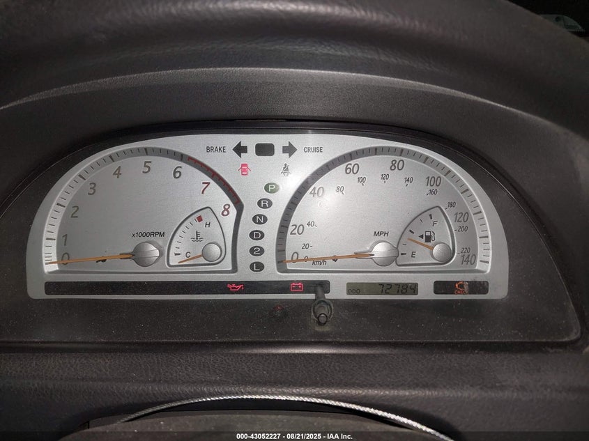 2002 Toyota Camry Se VIN: JTDBE32K120036017 Lot: 43052227