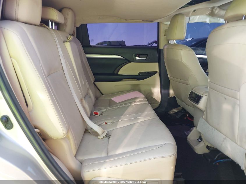 2015 Toyota Highlander Xle V6 VIN: 5TDJKRFH7FS160088 Lot: 43052306