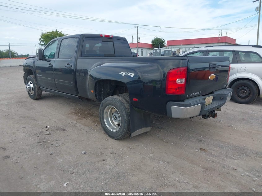 2014 Chevrolet Silverado 3500Hd Ltz black truck diesel 1GC4K1C80EF112756 photo #4