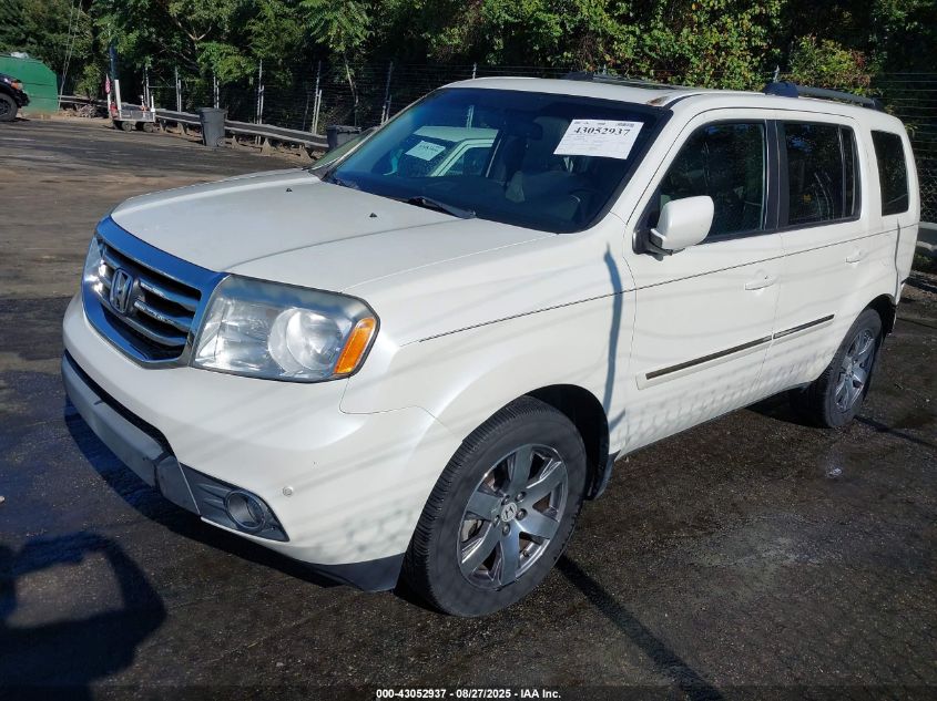 2015 Honda Pilot Touring white other gasoline 5FNYF3H94FB022728 photo #3