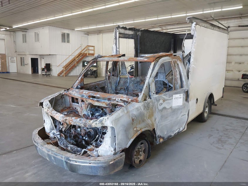 2021 GMC Savana Cutaway Work Van white other gasoline 1GD07RFP2M1188763 photo #1