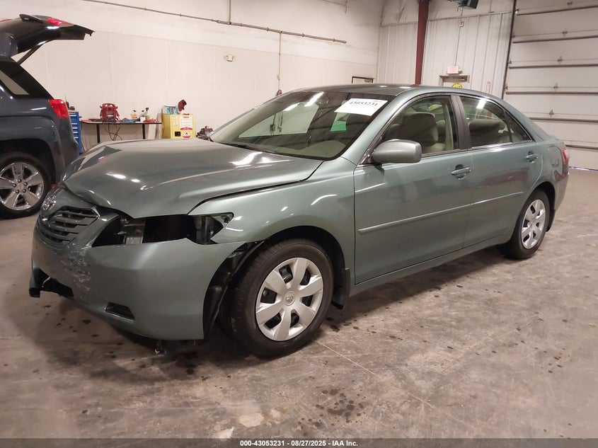 2009 Toyota Camry Le blue sedan gasoline 4T4BE46K89R129928 photo #3