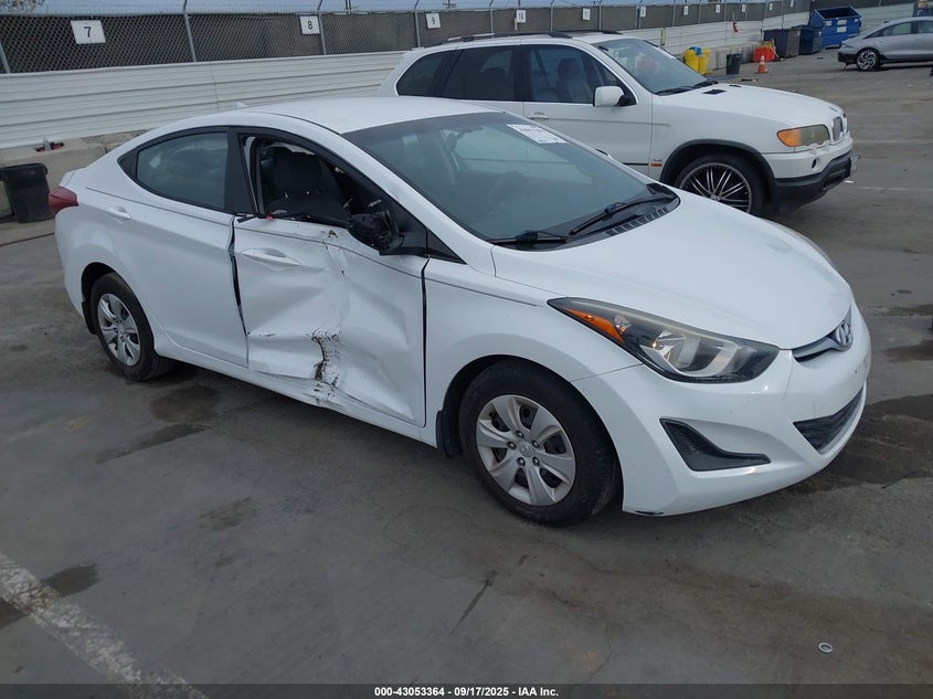 5NPDH4AE1GH673257 2016 Hyundai Elantra Se auction photo 1