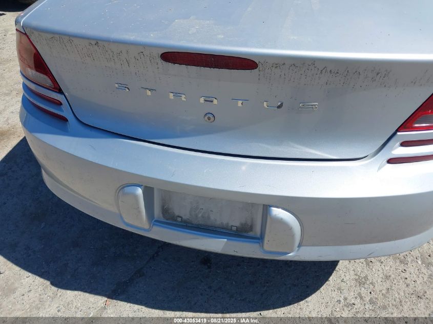 2001 Dodge Stratus Se VIN: 1B3EJ46XX1N580328 Lot: 43053419