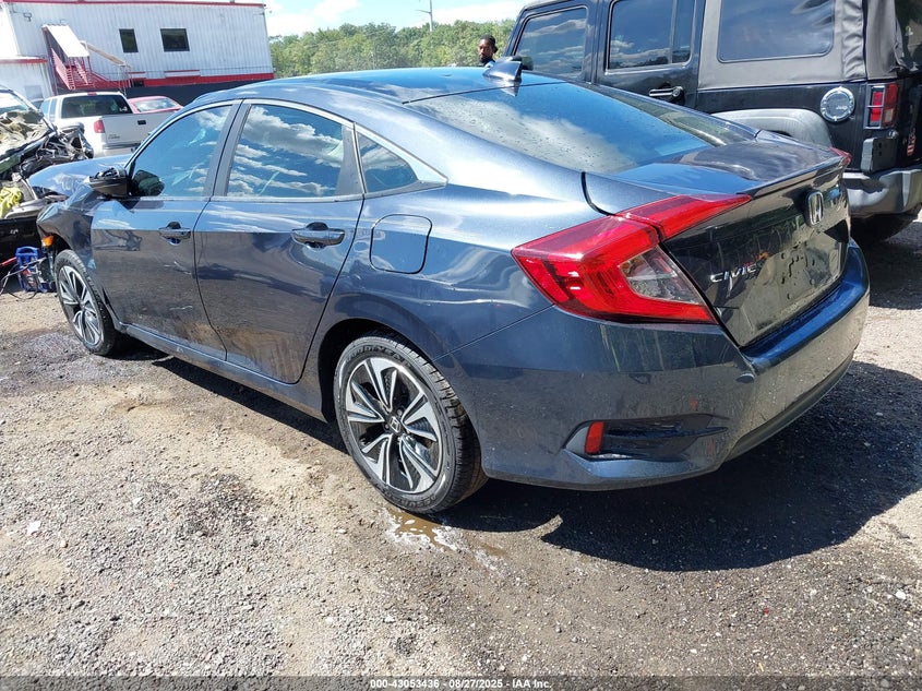 2017 Honda Civic 1.5 Ex-T Black Lot 111043053436 Vin 2HGFC1F48HH657896