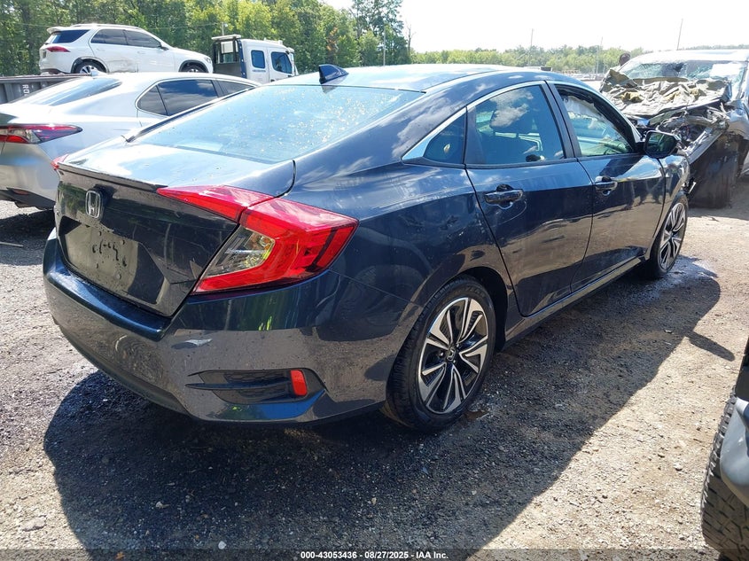 2017 Honda Civic 1.5 Ex-T Black Lot 111043053436 Vin 2HGFC1F48HH657896