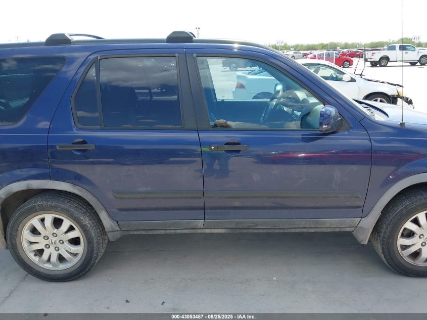 2006 Honda Cr-V Ex VIN: JHLRD78866C020505 Lot: 43053487