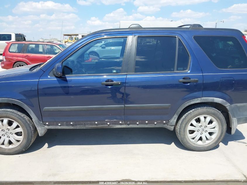 2006 Honda Cr-V Ex VIN: JHLRD78866C020505 Lot: 43053487