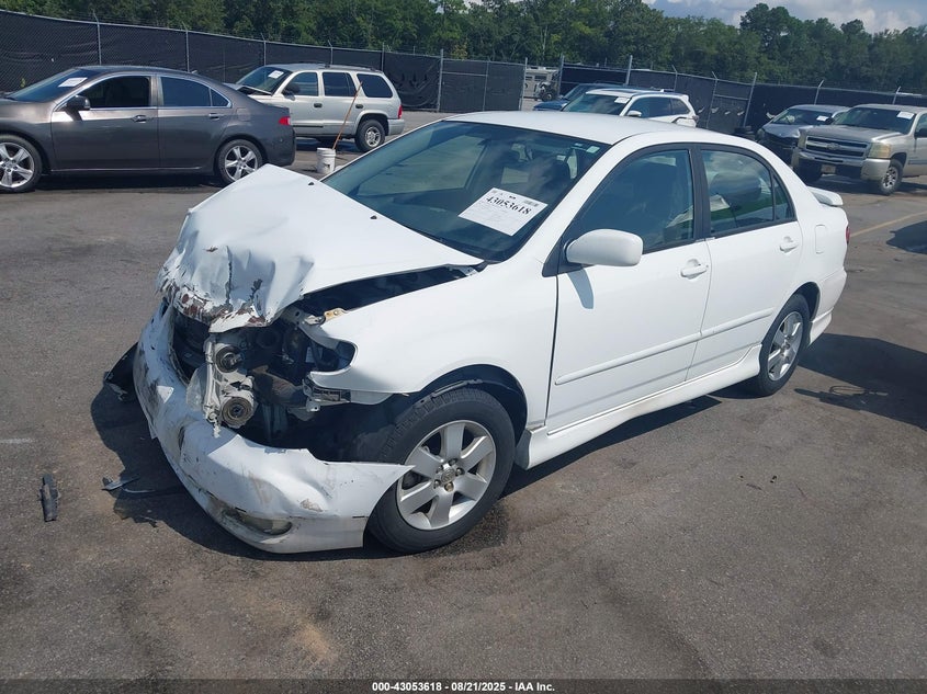 2008 Toyota Corolla S white sedan gasoline 1NXBR32E38Z001930 photo #3