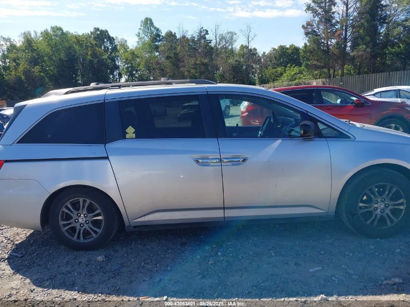 2012 Honda Odyssey Ex-L VIN: 5FNRL5H66CB076185 Lot: 43053801