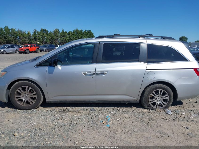2012 Honda Odyssey Ex-L VIN: 5FNRL5H66CB076185 Lot: 43053801