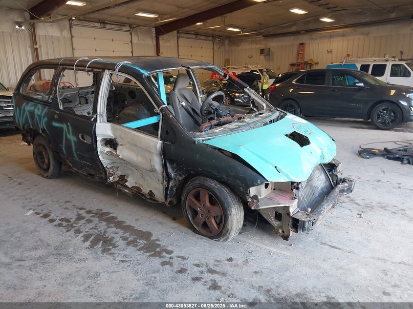 2005 Dodge Grand Caravan Sxt black van gasoline 2D4GP44L65R481328 photo #1