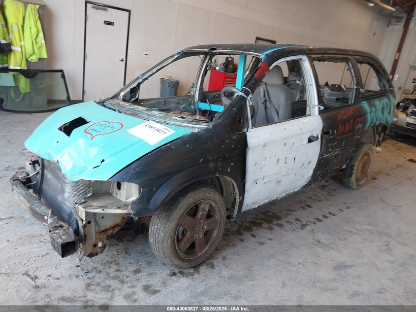 2005 Dodge Grand Caravan Sxt black van gasoline 2D4GP44L65R481328 photo #3