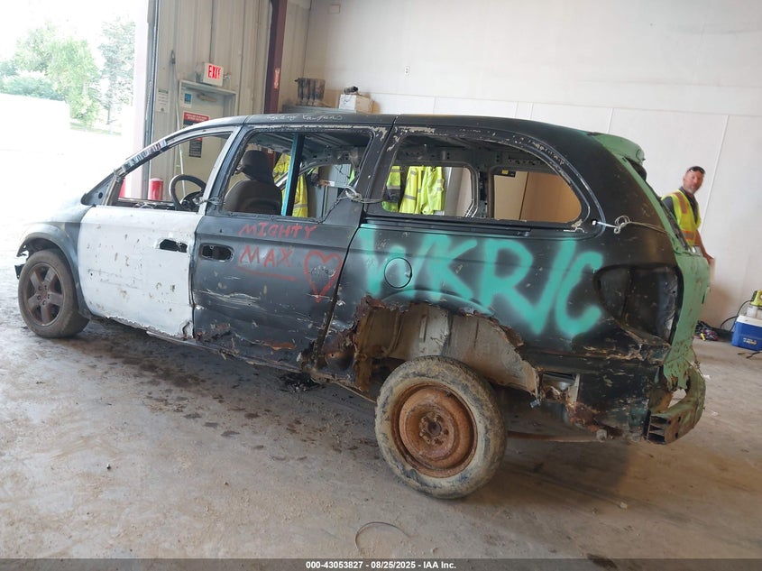 2005 Dodge Grand Caravan Sxt black van gasoline 2D4GP44L65R481328 photo #4