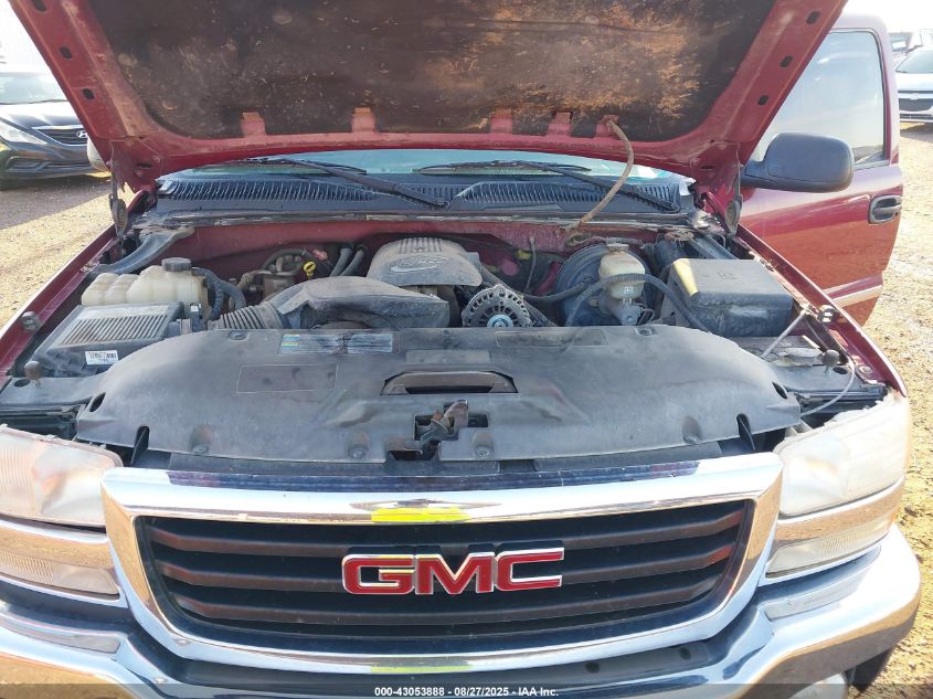 2006 GMC Sierra 1500 Sl VIN: 2GTEC13V261348812 Lot: 43053888