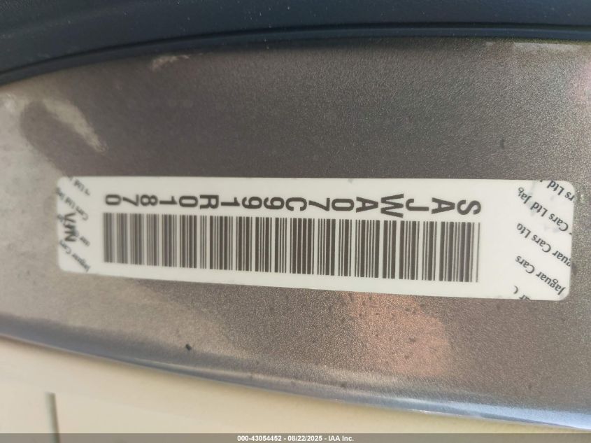 2009 Jaguar Xf Supercharged VIN: SAJWA07C991R01870 Lot: 43054452