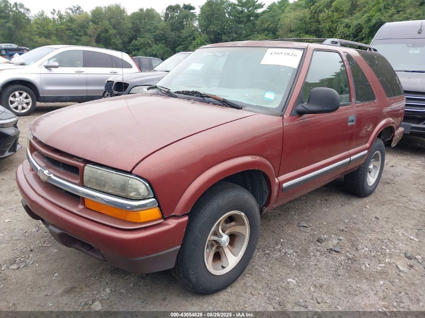 1998 Chevrolet Blazer VIN: 1GNCS18W9WK114993 Lot: 43054826