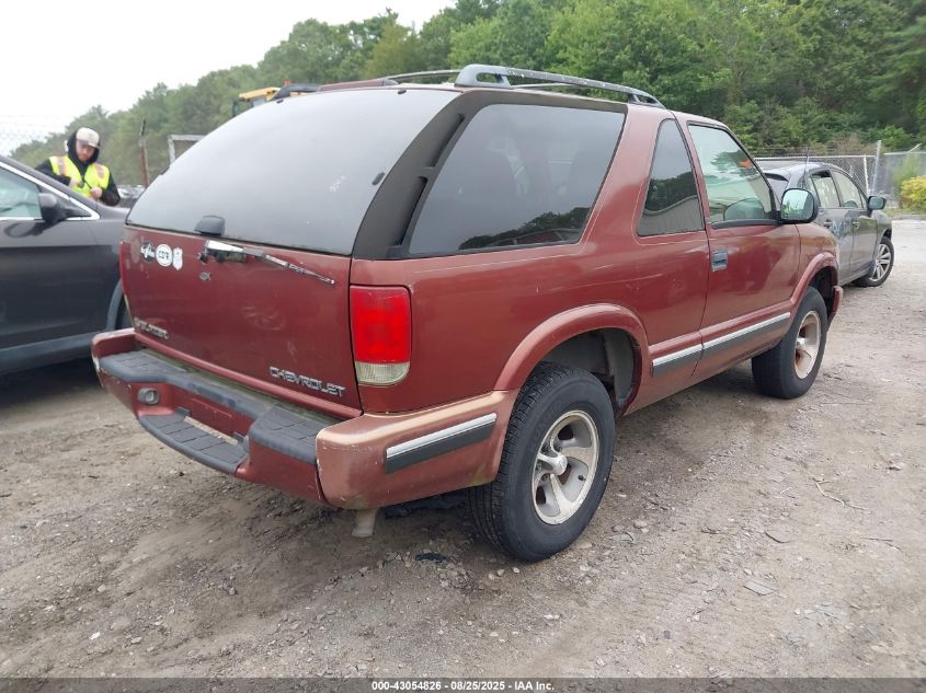 1998 Chevrolet Blazer VIN: 1GNCS18W9WK114993 Lot: 43054826