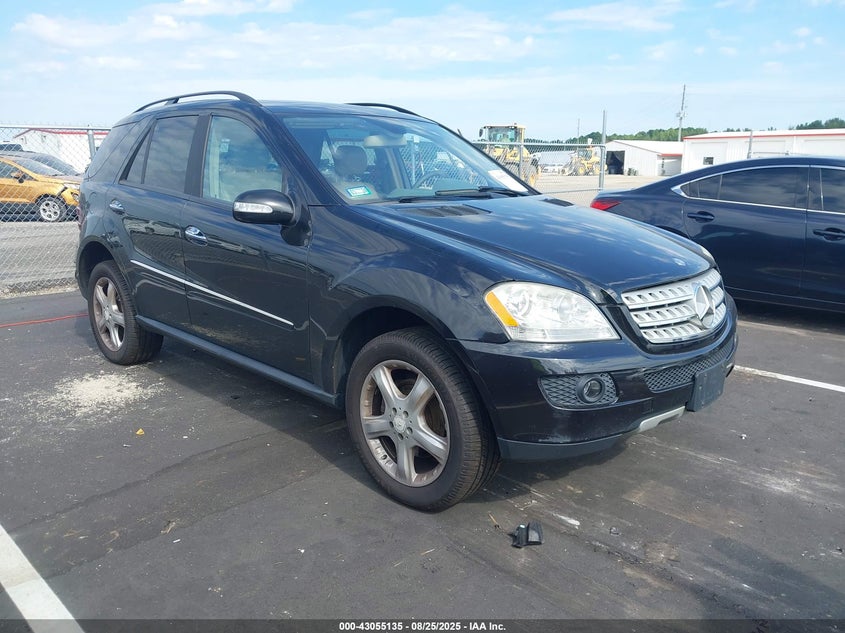 2008 Mercedes-Benz Ml 350 4Matic black suv gasoline 4JGBB86E18A347584 photo #1