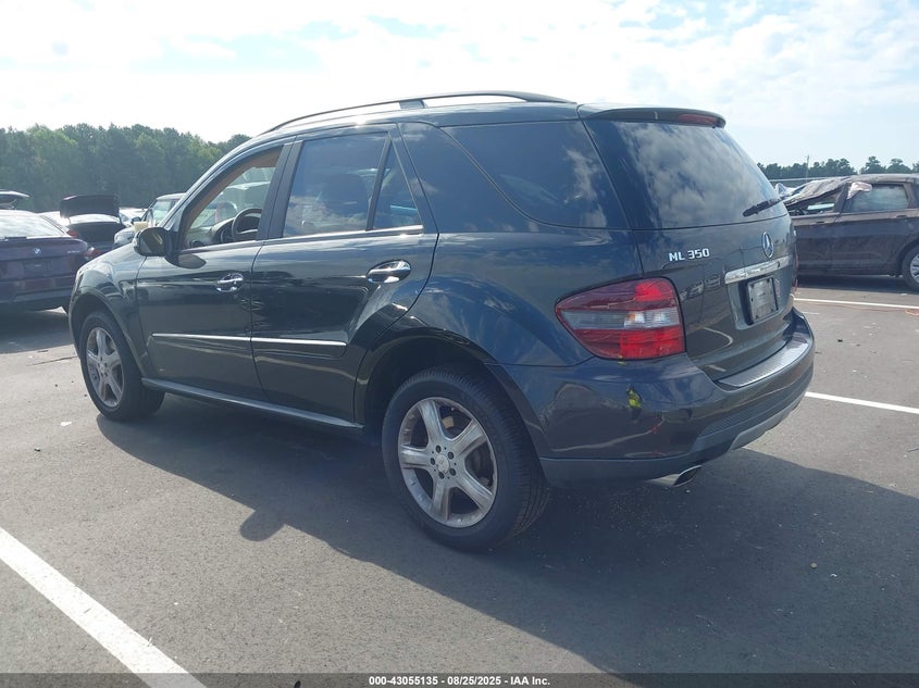 2008 Mercedes-Benz Ml 350 4Matic black suv gasoline 4JGBB86E18A347584 photo #4