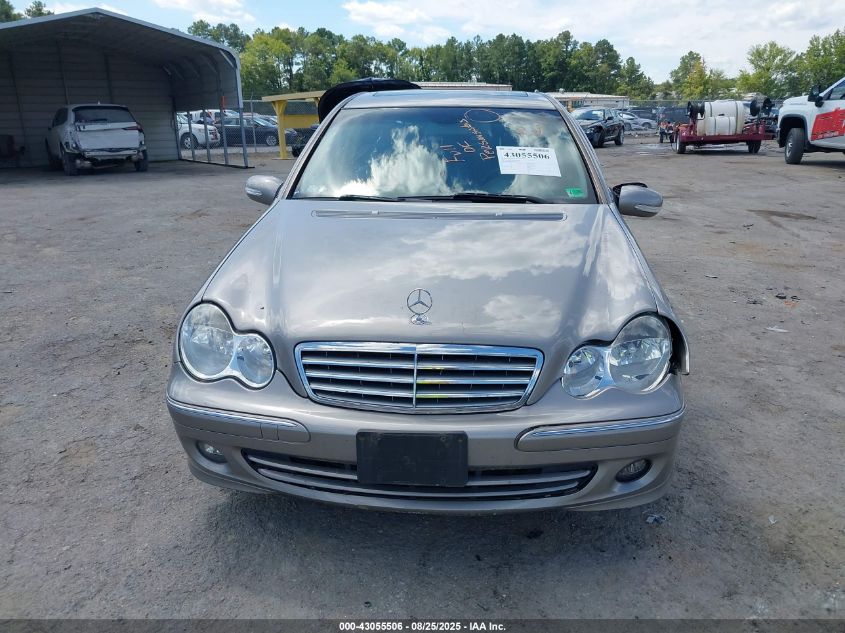 2007 Mercedes-Benz C 280 Luxury 4Matic VIN: WDBRF92H47F891395 Lot: 43055506
