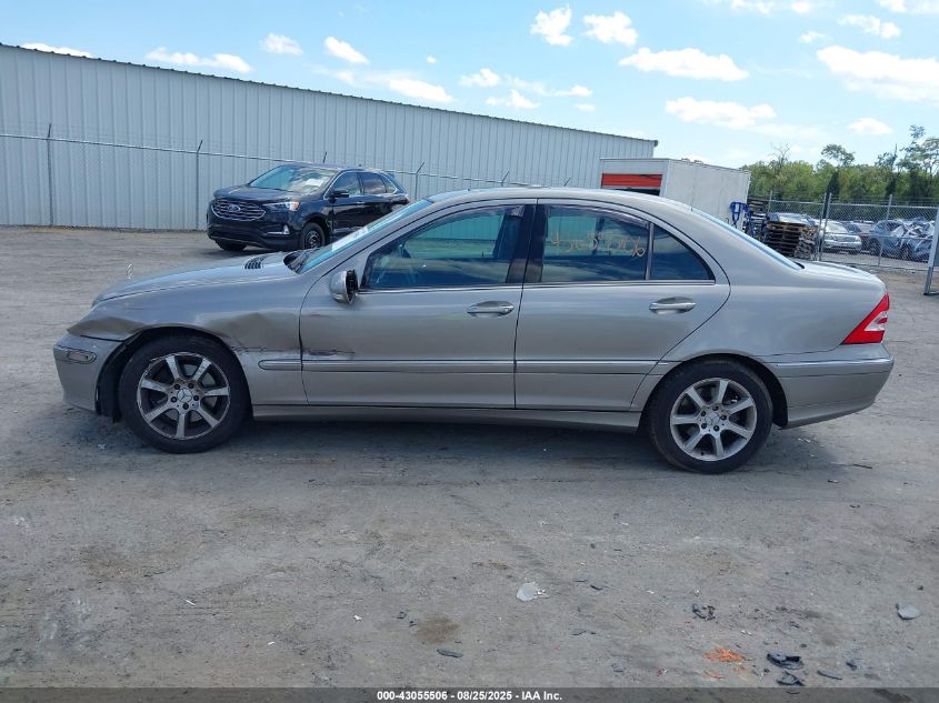 2007 Mercedes-Benz C 280 Luxury 4Matic VIN: WDBRF92H47F891395 Lot: 43055506
