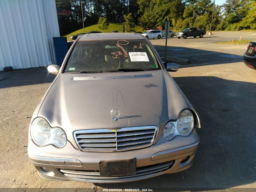 2007 Mercedes-Benz C 280 Luxury 4Matic VIN: WDBRF92H47F891395 Lot: 43055506