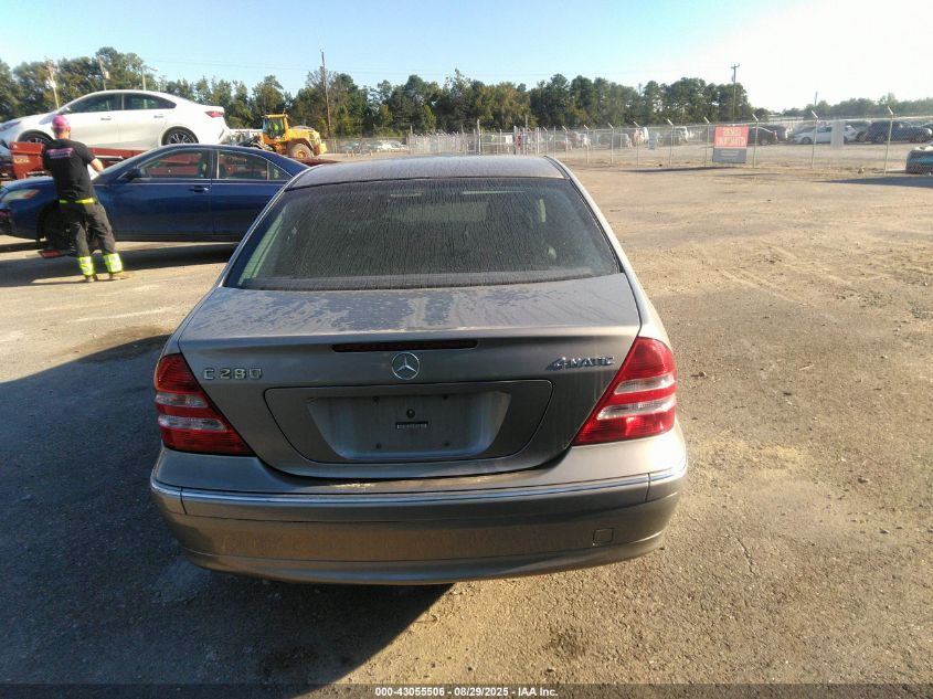 2007 Mercedes-Benz C 280 Luxury 4Matic VIN: WDBRF92H47F891395 Lot: 43055506
