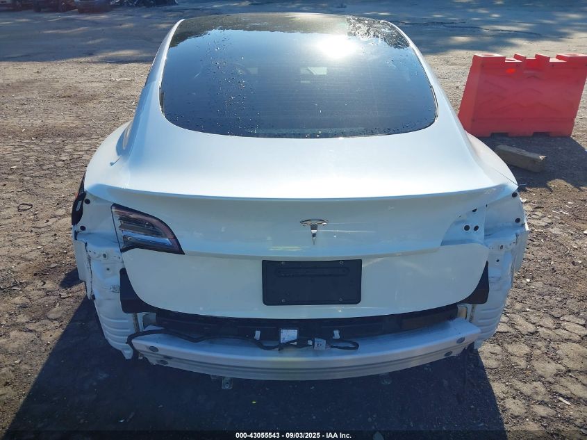 2021 Tesla Model 3 Standard Range Plus Rear-Wheel Drive VIN: 5YJ3E1EA7MF915246 Lot: 43055543