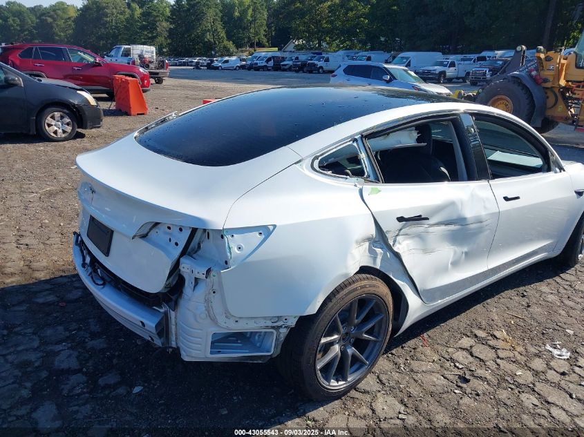 2021 Tesla Model 3 Standard Range Plus Rear-Wheel Drive VIN: 5YJ3E1EA7MF915246 Lot: 43055543